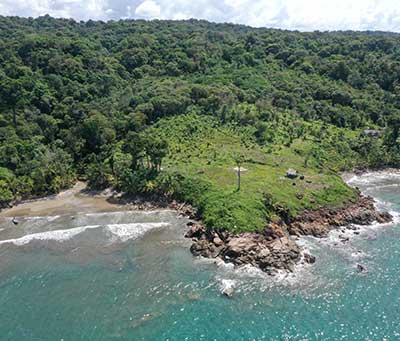Caribbean beach front lots for sale Panama