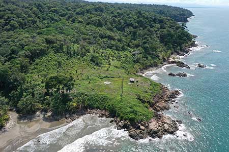 Panama Caribbean beach ocean front lots for sale