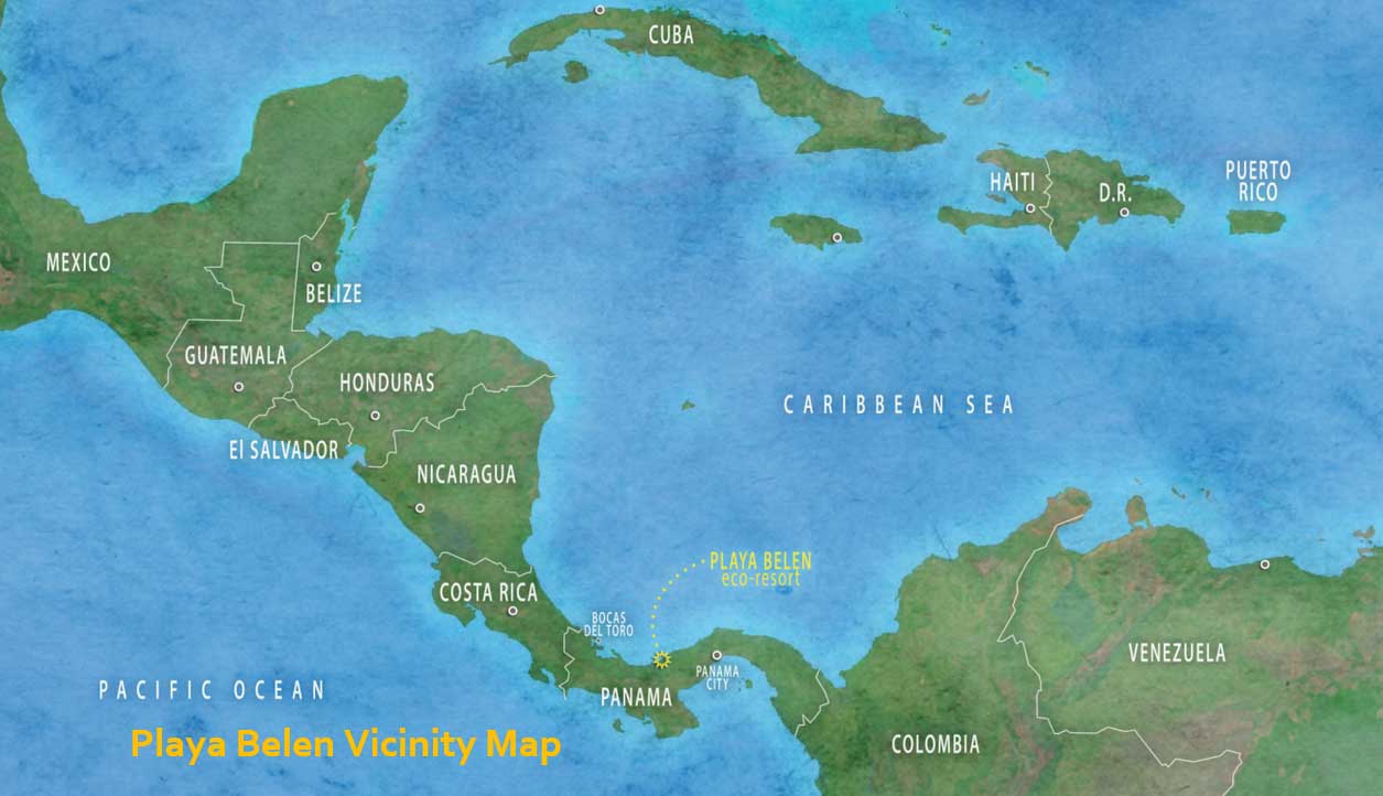 Playa Belen project vicinity map